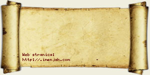 Aksentije Bzenić vizit kartica